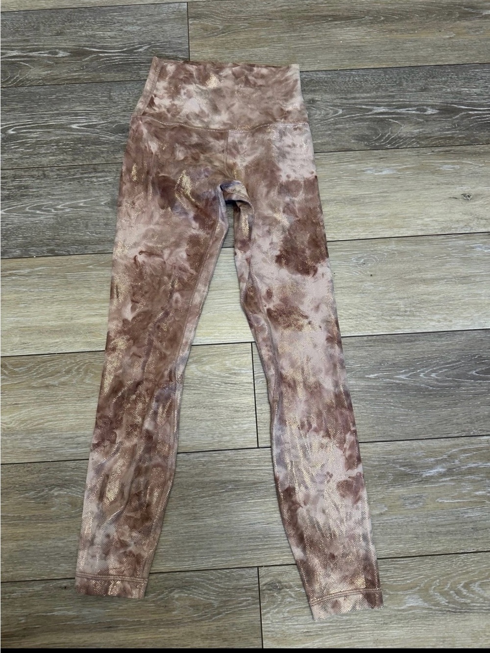 Lululemon Align Shine Rose Gold Leggings